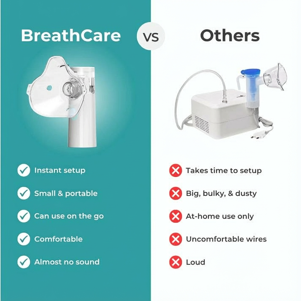 BreatheMate Portable Mesh Nebulizer
